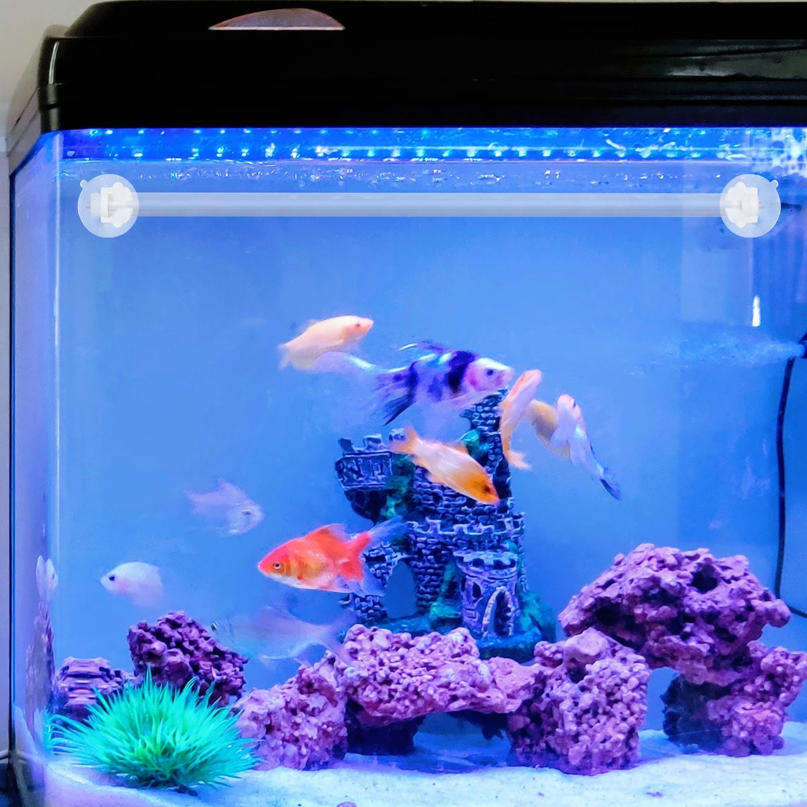 

6pcs Aquarium Lamp Bracket Silicone Fish Tank Light Holder Aquarium Supplies Fish Tank Bracket for Aquatic Plant Growth
