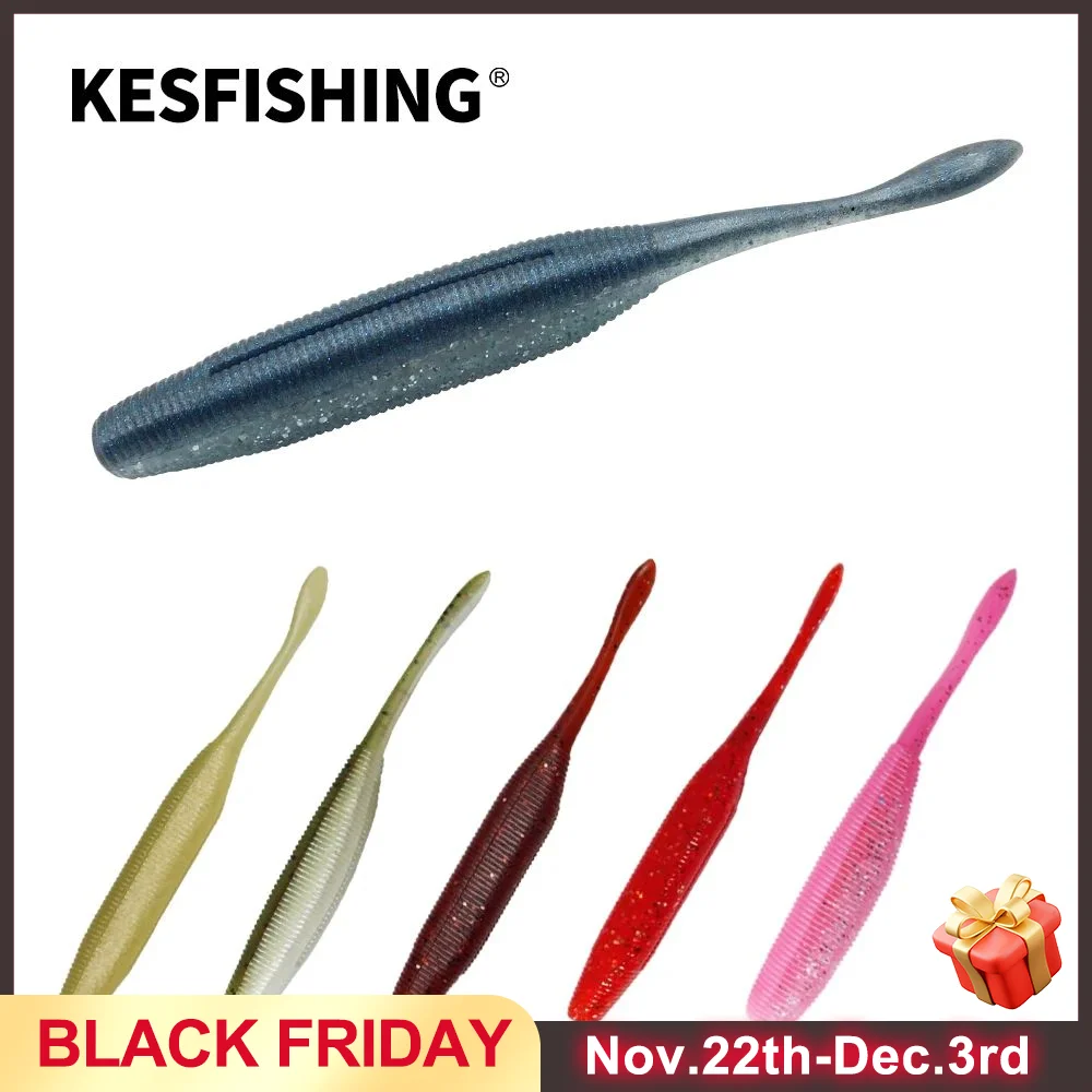 KESFISHING Tail Sinking Fishing Lure Soft Artificial Silicone Bait Drive Shad 125mm Wobbers For Fishing Bass Pike The Best Lure