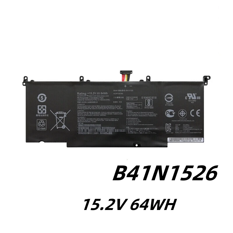 

B41N1526 15.2V 64WH Laptop battery For Asus ROG Strix GL502 GL502V GL502VT GL502VT-1A GL502VM S5 S5VT6700 GL502VT-BSI7N27