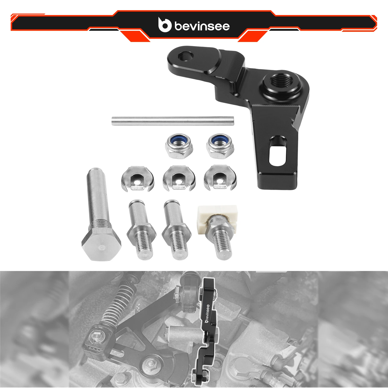 Kit de levier de vitesses réglable manuel à 6 rapports MQ350, pour VW Golf GTI MK7 MK5 MK6 MK8 pour Jetta pour Passat pour Scirocco MK3, pour Audi A3 S3 TT, pour Skoda Octavia 5E, pour SEAT/Cupra Leon 1P 5F