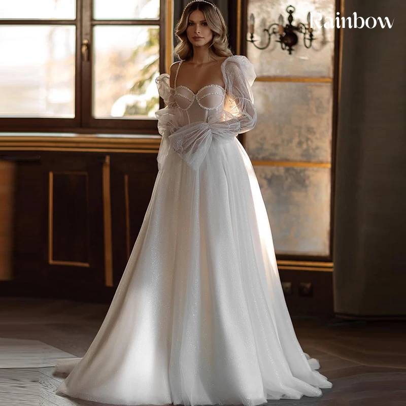 

Fully Embroidered Lace Wedding Dress Exquisite A-Line Ball Gown High-Neck Full Sleeve Customized Bride Muslim Vestido De Novia