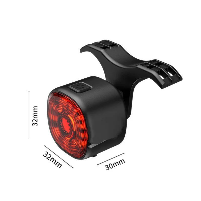 Bike Auto Brake Sensing Light Bicycle Smart Brake Tail Light Road Sb Rechargeable Ipx6 Waterproof Led Warning Rear Lamp