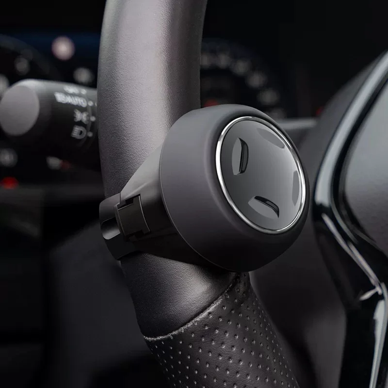 2pcs New Steering Wheel Assist Device: Metal Bearing-Type Steering Wheel Accessory Suitable for Various Vehicles