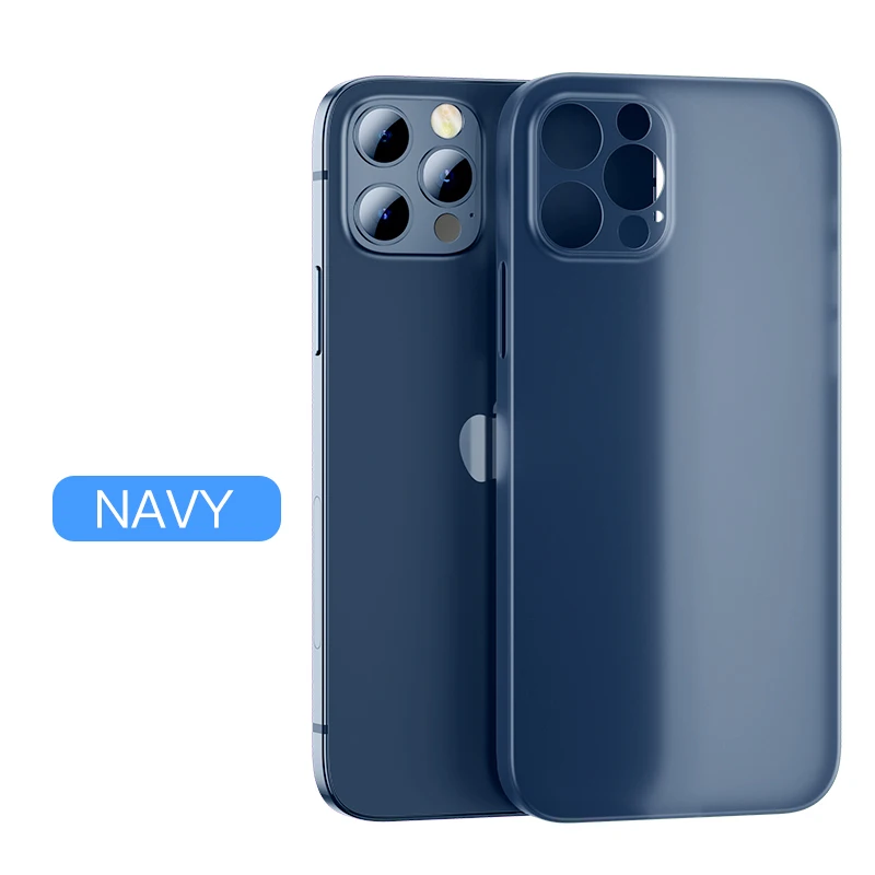 Ultradünne, matte PC-Hülle für iPhone 11, 12, 13, 14, 15, 16 Pro Max 15 Plus, mattierte Handyhülle