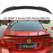 Para BMW Serie 3 E90 4 puertas/E90 M3 CS/M3/M4/P/PSM estilo alerón trasero de fibra de carbono ala de maletero 2005-2012 - AliExpress 
