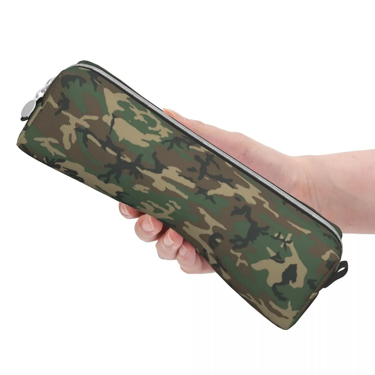 Army Camouflage Pattern Pencil Case Creative Jungle Military Camo Pen Box Bag Student Large Storage Office Gift Pencilcases