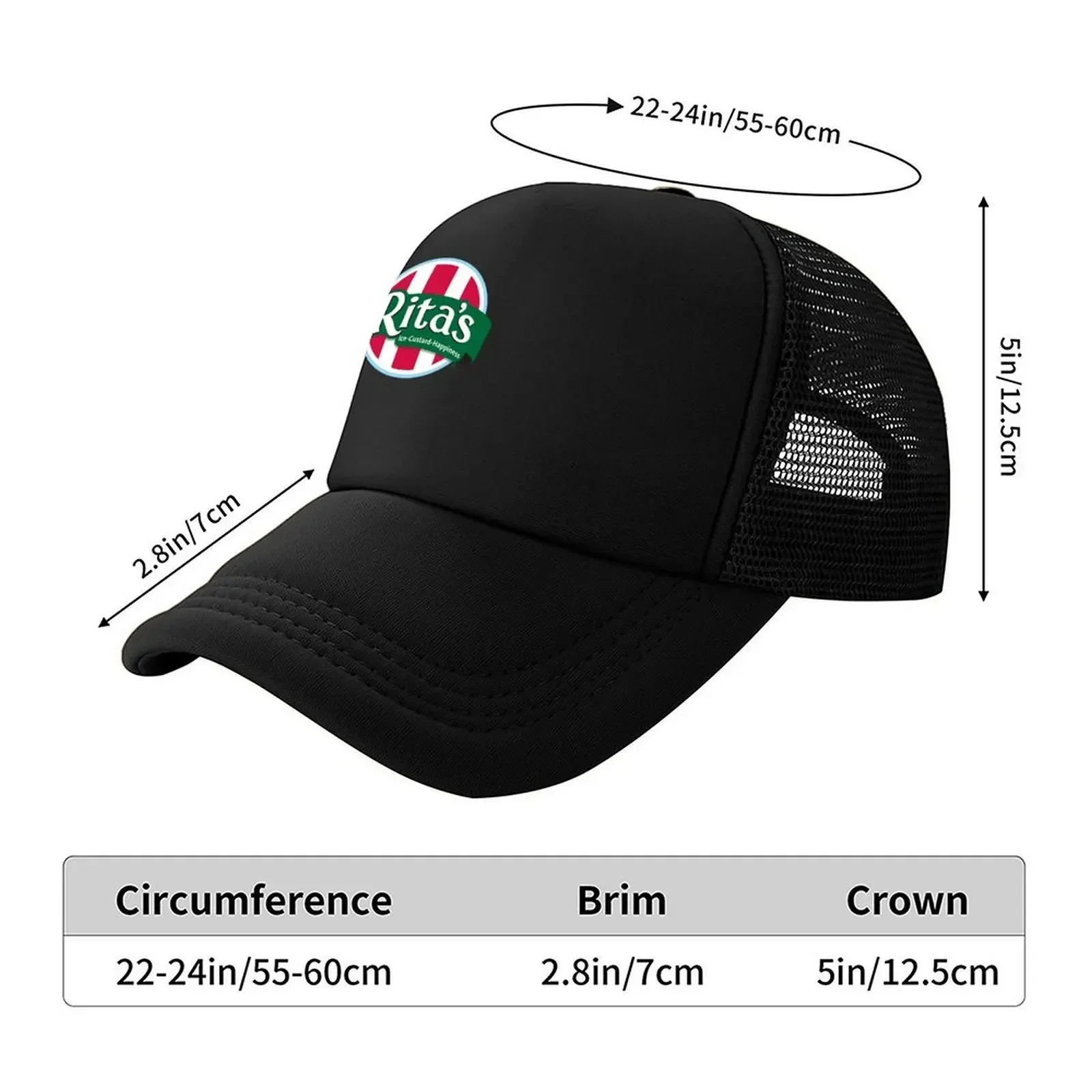 New Rita's italian ice cafe classic t shirt Baseball Cap Snapback Cap tactical cap Cosplay Sunhat Men Women's