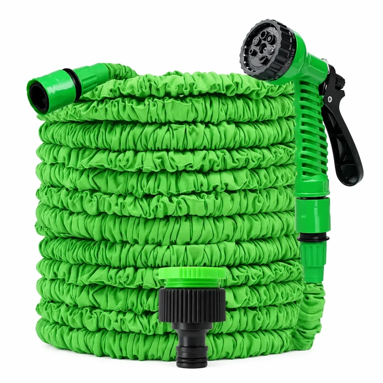 High Pressure Durable Retractable Magic Water Hose with Spray Nozzle Expandable Garden Hose for Car Washing Watering Plants Lawn Care Garden Irrigation Household Cleaning