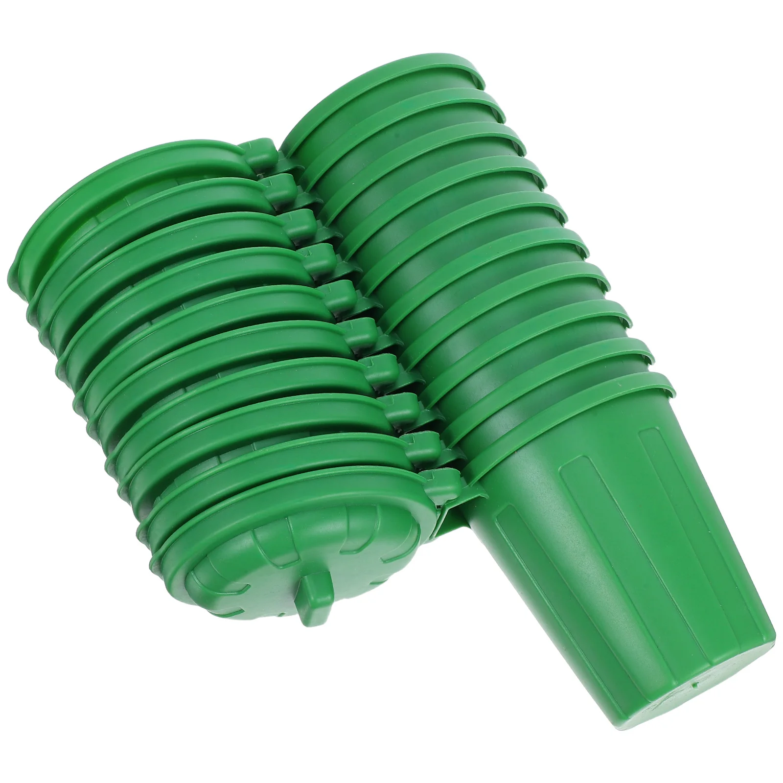 

10 шт. мини-мусорный бак, зеленая настольная крышка, маленькая мусорная корзина, держатель для карандашей, органайзер для дома, офиса, школы, вечеринки, настольный мусорный бак