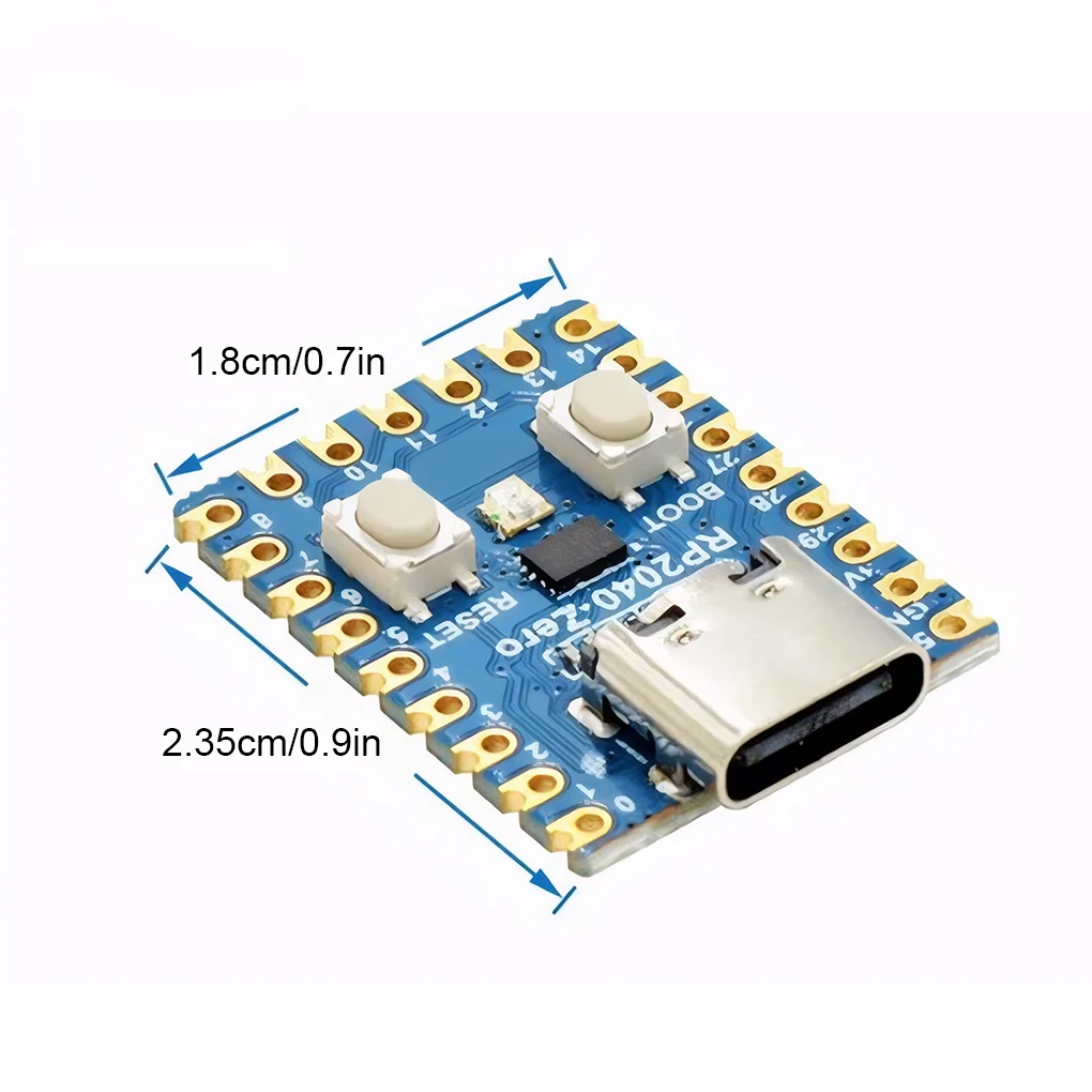 10pcs/lot RP2040-Zero for Raspberry Pi Microcontroller PICO Development Board Module Dual-core Cortex Processor 2MB Flash TypeC