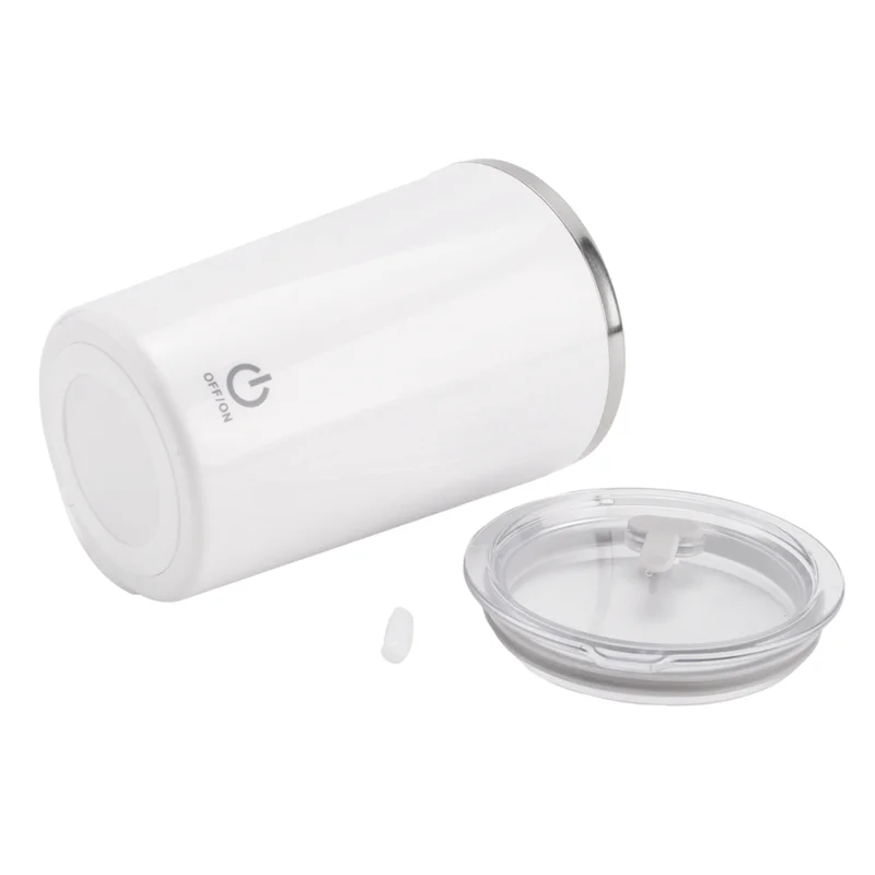 AA80-قدح التحريك الذاتي، كوب خلط كهربائي 350 مللي كوب التحريك المغناطيسي القابل لإعادة الشحن كوب مغناطيسي تلقائي للتحريك الذاتي