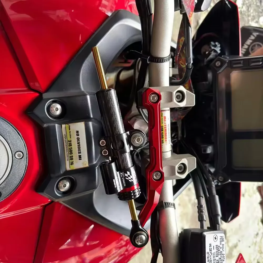 العالمي DIMOTIV ماتريس قابل للتعديل التوجيه المثبط لكاواساكي نينجا 400 300 250 هوندا CB650F ياماها R1 YZF-R3 R25 التتبع #5