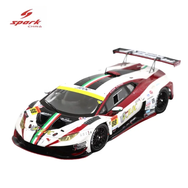 Spark 1/43 Lamborghini GT3 GT300 Super GT 2024 resin model, children's collection of decorative toys, holiday gifts for friends.