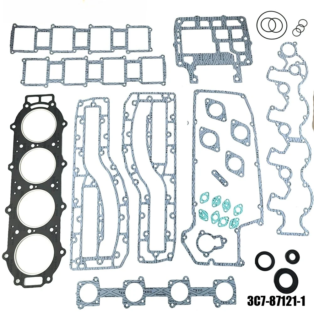 Power Head Gasket Set 3C7-87121-0 for Tohatsu Nissan 4 cyl 115HP 120HP 140HP Outboard 3C7871210