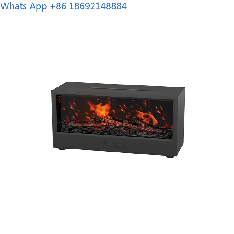 Flame Scent Diffuser Humidifier Mini Air Moisturizer for Home Bedroom Living Room Quiet Operation