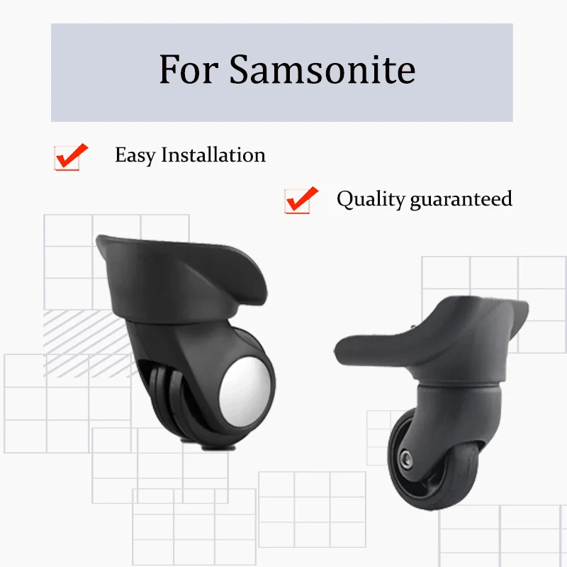 

For Samsonite Luggage Wheel Repair Parts - Quiet Rotation, Say Goodbye to Annoying Noise, Quick Repair