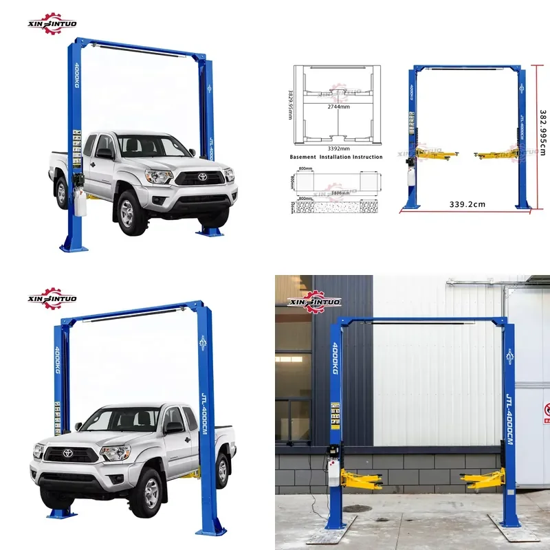 [2026] Xinjintuo Heavy 4/5/5.5/6T Hydraulic Automobile Vehicle Elevator Double Column Gantry Two Post Auto Hoist 2 Post Car