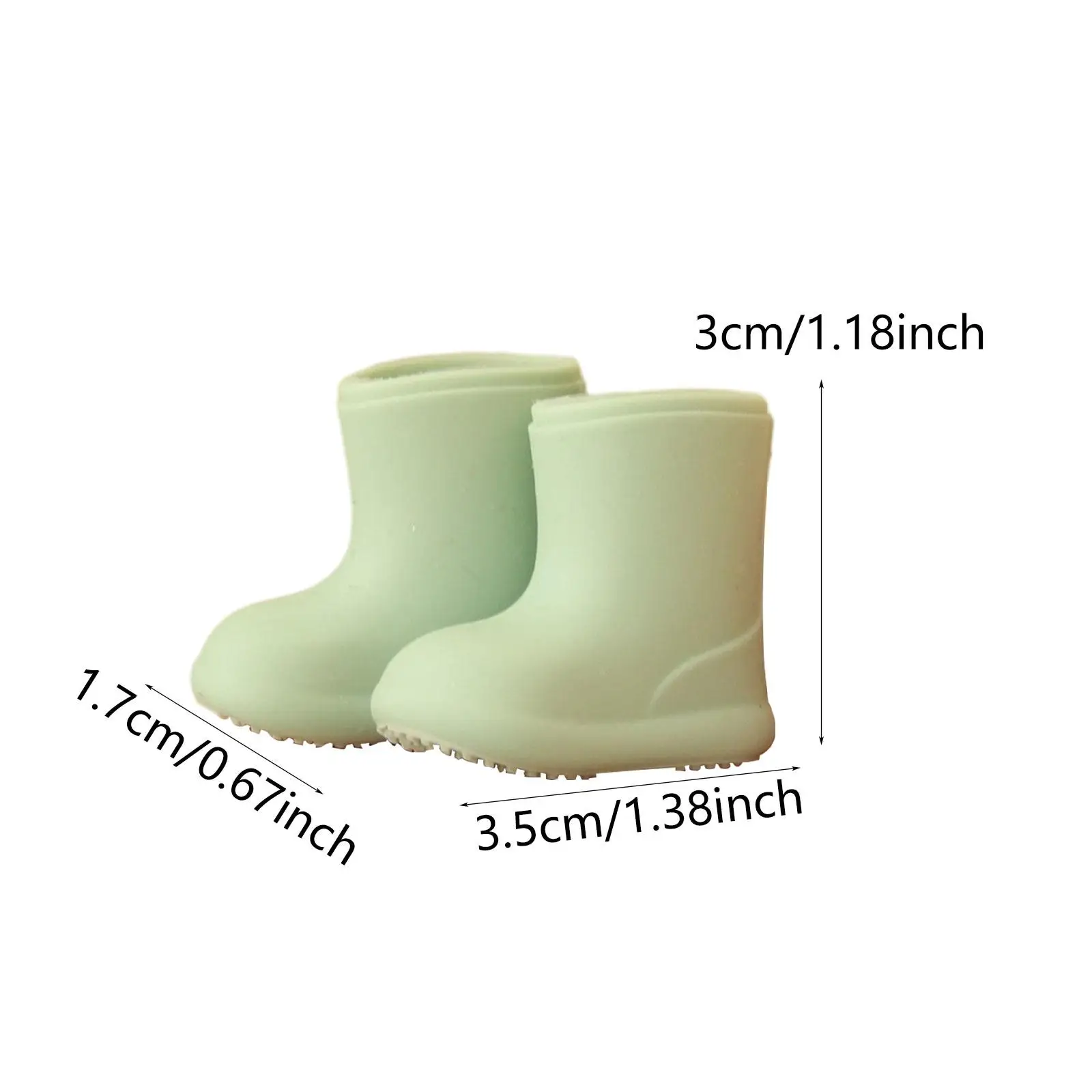 Footwear for 1/12 Doll, Doll Accessories with Waterproof Feature