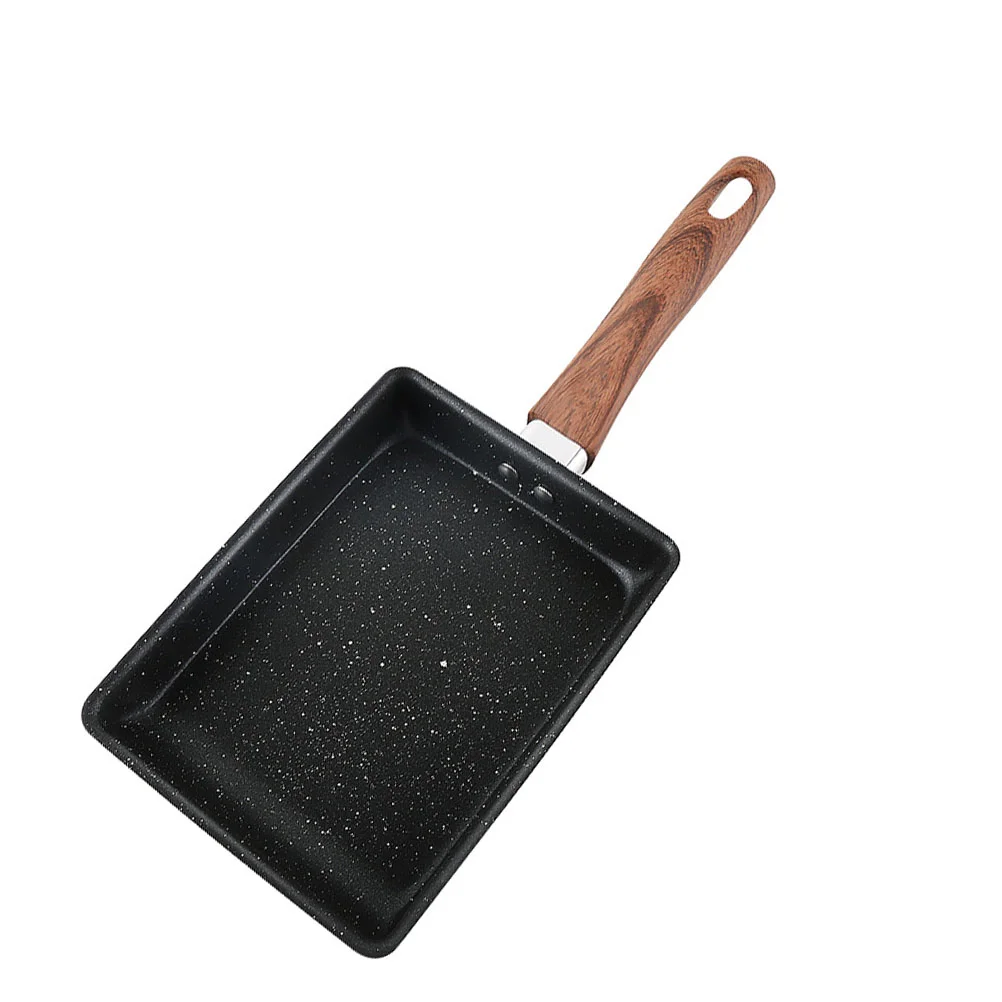 

Pan Square Shape Frying Skillet Nonstick Pot Camping Medical Stone Kitchen Breakfast Non-stick
