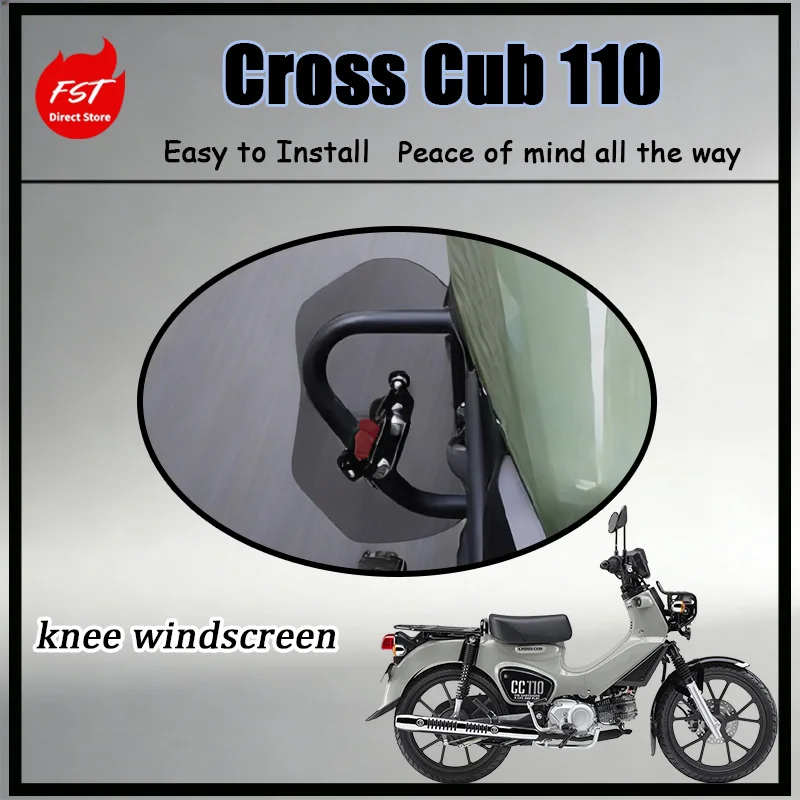 

For CC110 Cross Cub 110 Knee Windshield Leg Guard Non-Destructive Installation Perfect Fit for Motorbike Accessories