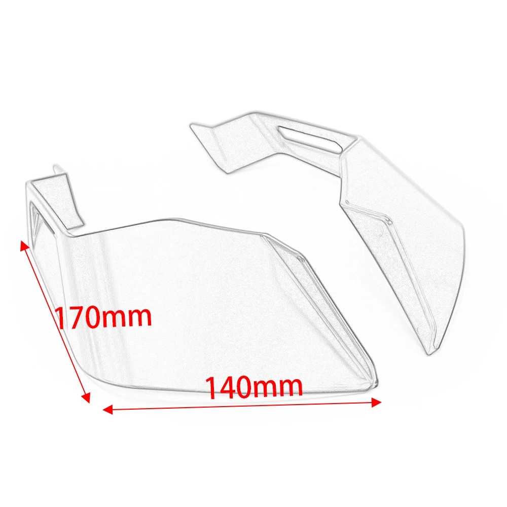 For Suzuki GSXR600 GSXR750 GSXR1000 GSX-R 600 750 1000 Racing Spoiler Winglet Side Wind Deflector Windshield Aerodynamic Wing