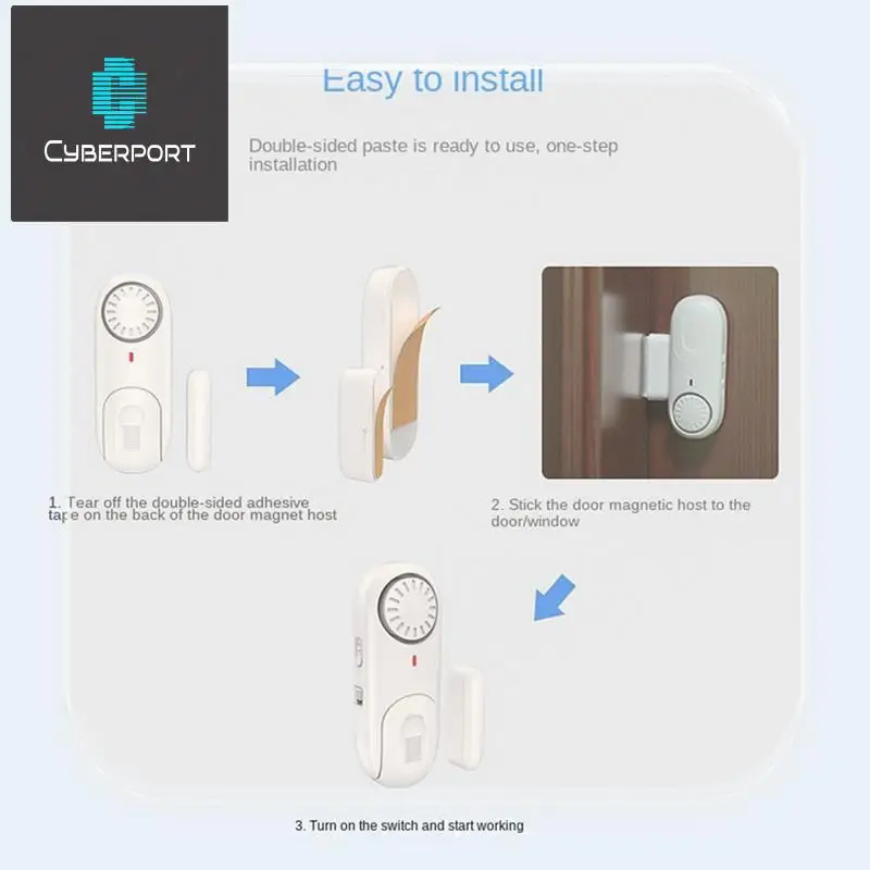 

1 комплект, умный датчик двери, окна, умный дом, дверные детекторы, охранная сигнализация для дверей и окон, сигнализация открытой двери