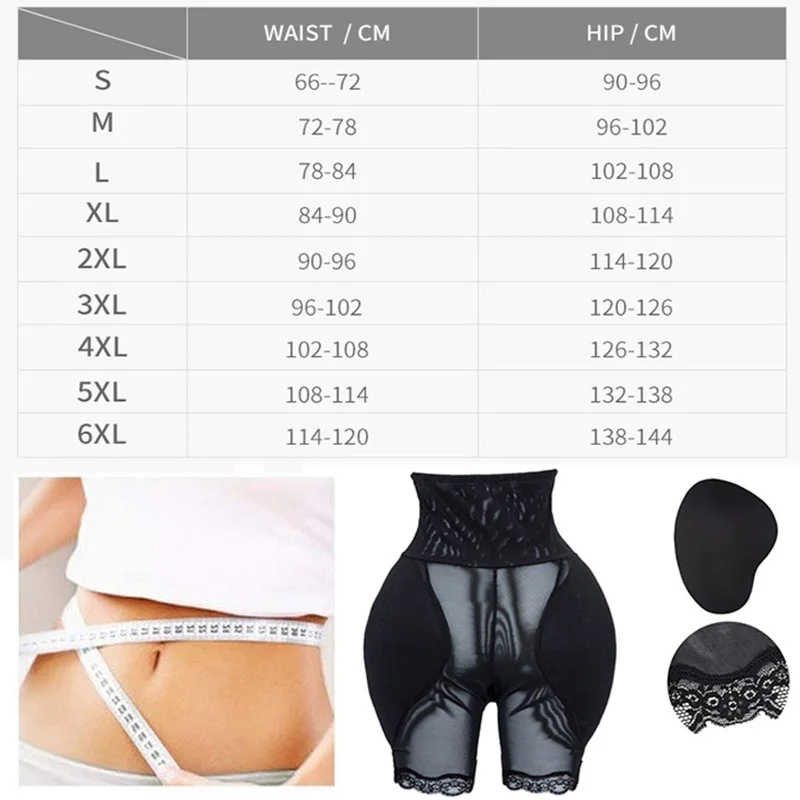 Fake Ass Gewatteerde Hip Enhancer Body Shaper Tummy Controle Slipje Afslankende Broek Taille Trainer Shaper Vrouwen Jurk Booty Butt Lifter