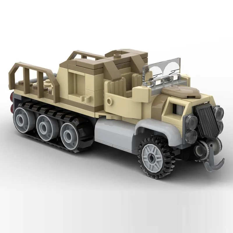 Urban Car Modell Moc Bausteine Desert Half Track Modell Technologie Modulare Blöcke Geschenke Weihnachten Spielzeug DIY Sets Montage
