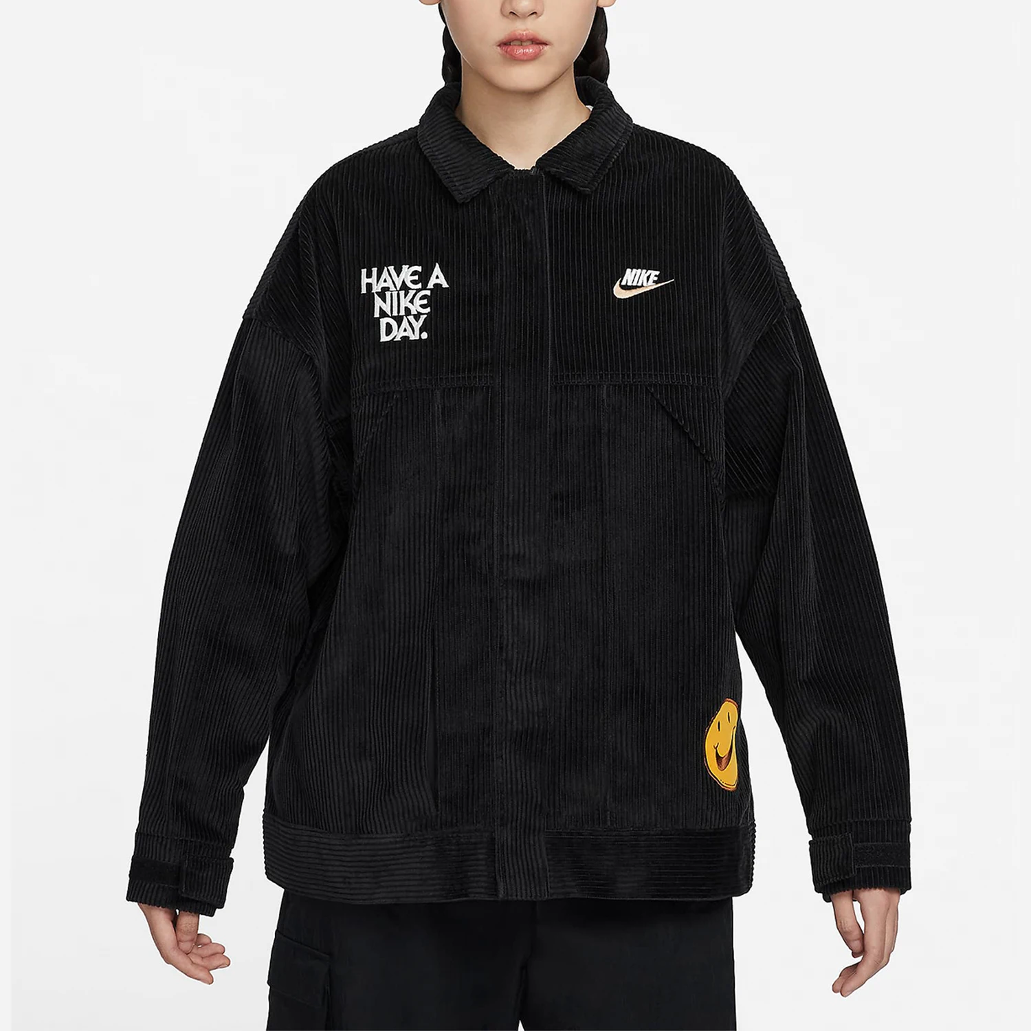 

Nike genuine 2023 New Women's Corduroy Casual Jacket HF0355-010