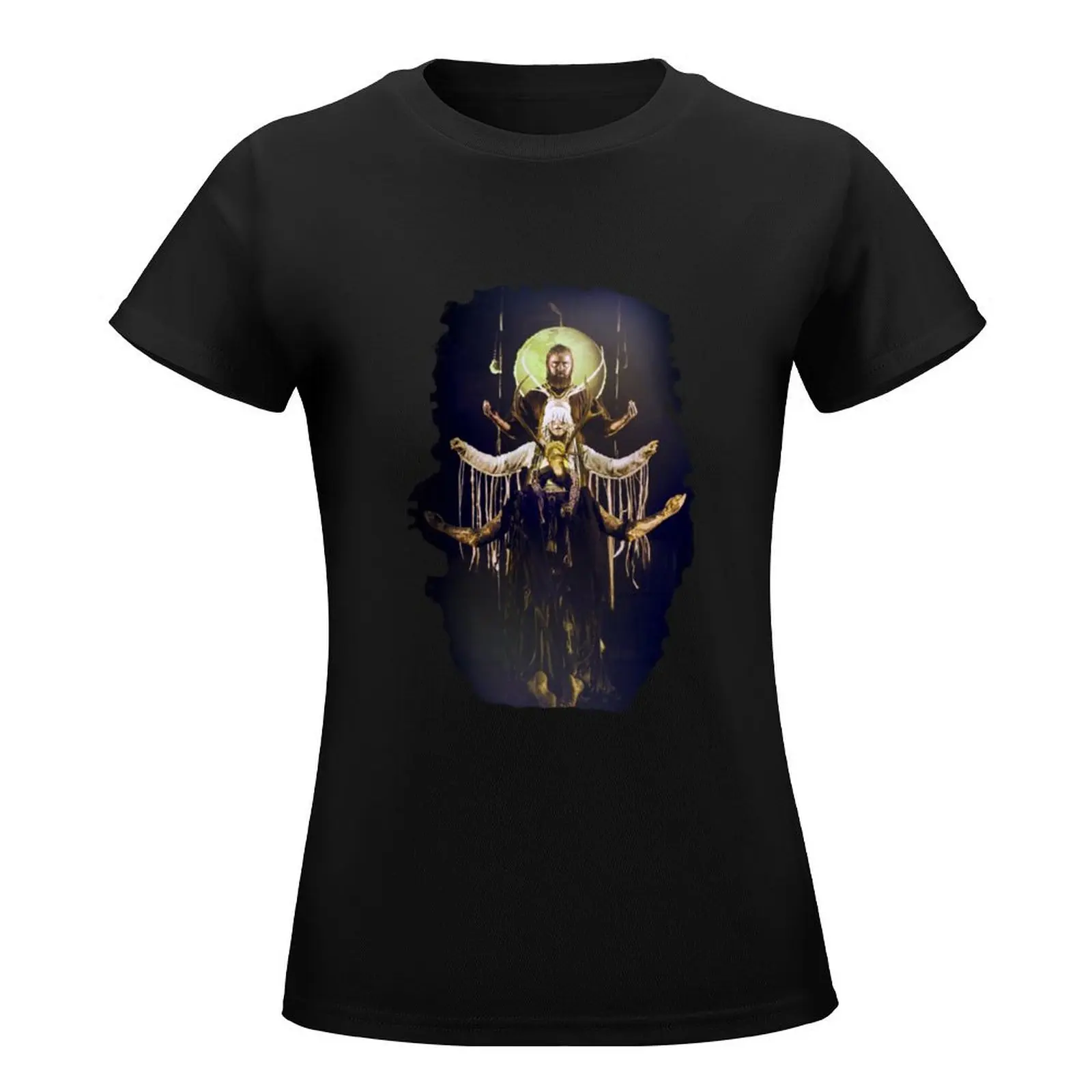 best art of heilung band T-Shirt summer top summer clothes cute clothes Short sleeve tee korean Women's clothes