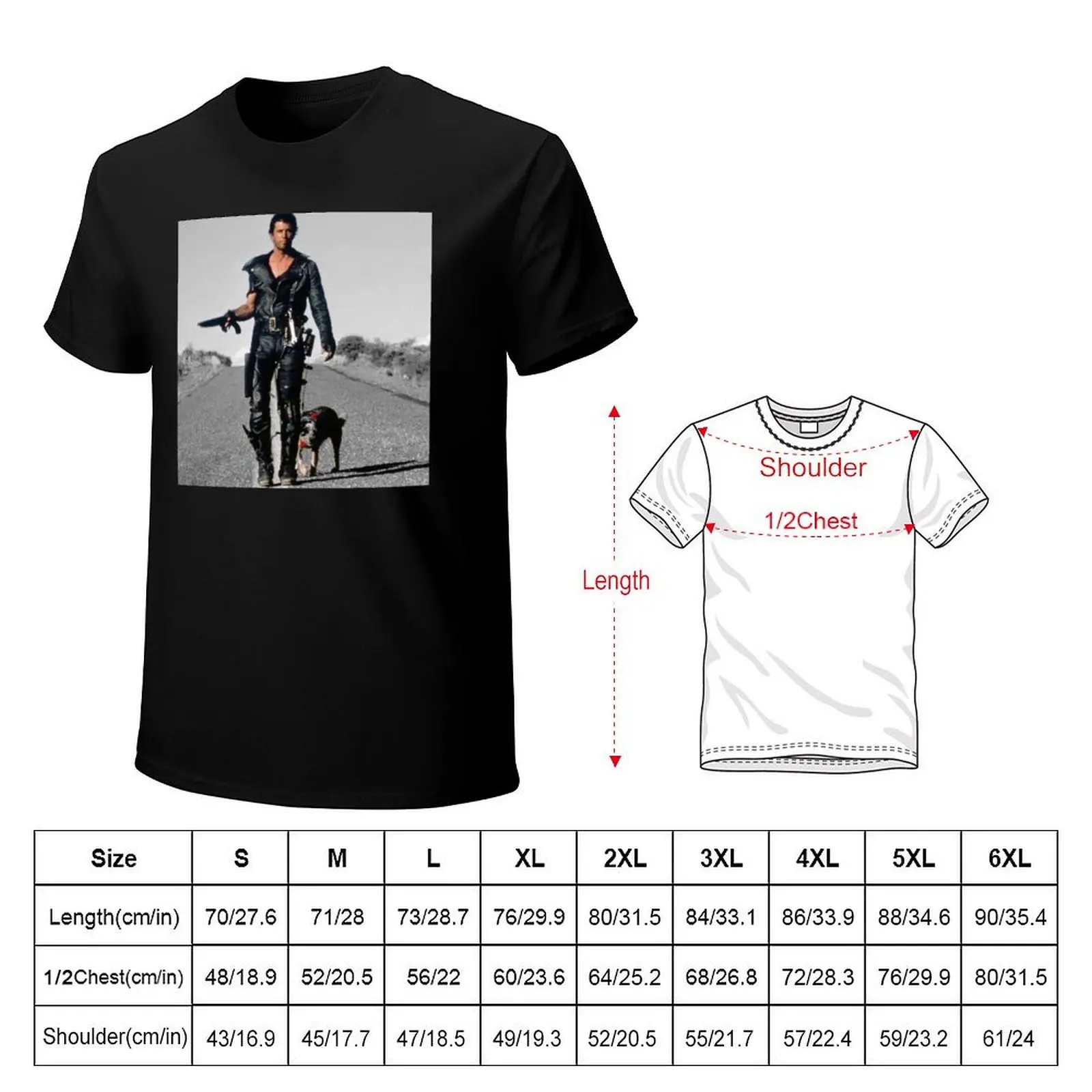 Mad Max T-Shirt Large Size Soft Cotton T-Shirt