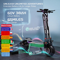 FENGQS GT9 Electric Scooter 90km/h Max Speed 60V38Ah Battery 7000W Dual Motor 12 inchTire Off Road E-Scooter With Seat & NFC KEY