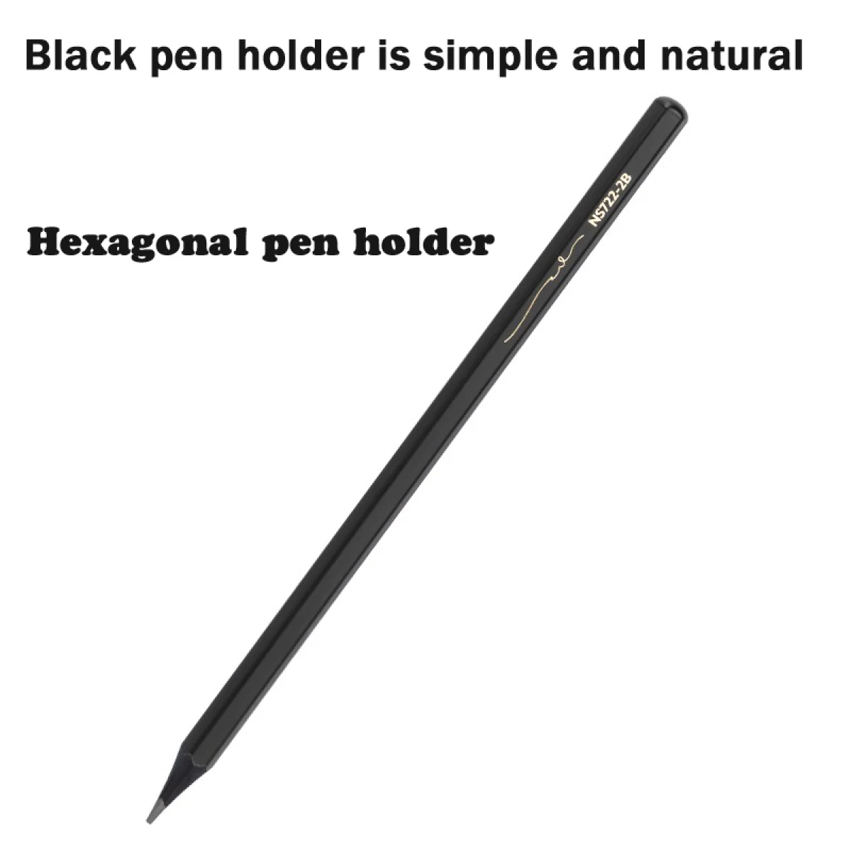 10Pcs 2BHB Wooden Pencils Simple Black Standard Pencil Korean Stationery Writing Sketch Drawing Tools Kids Gifts Office Supplies