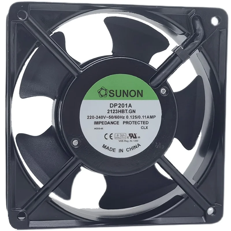 

New Cooler Fan for SUNON DP201A-2123HBT.GN Aluminum Frame 220/240V 12038 Cabinet Cooling Fan 120*120*38mm
