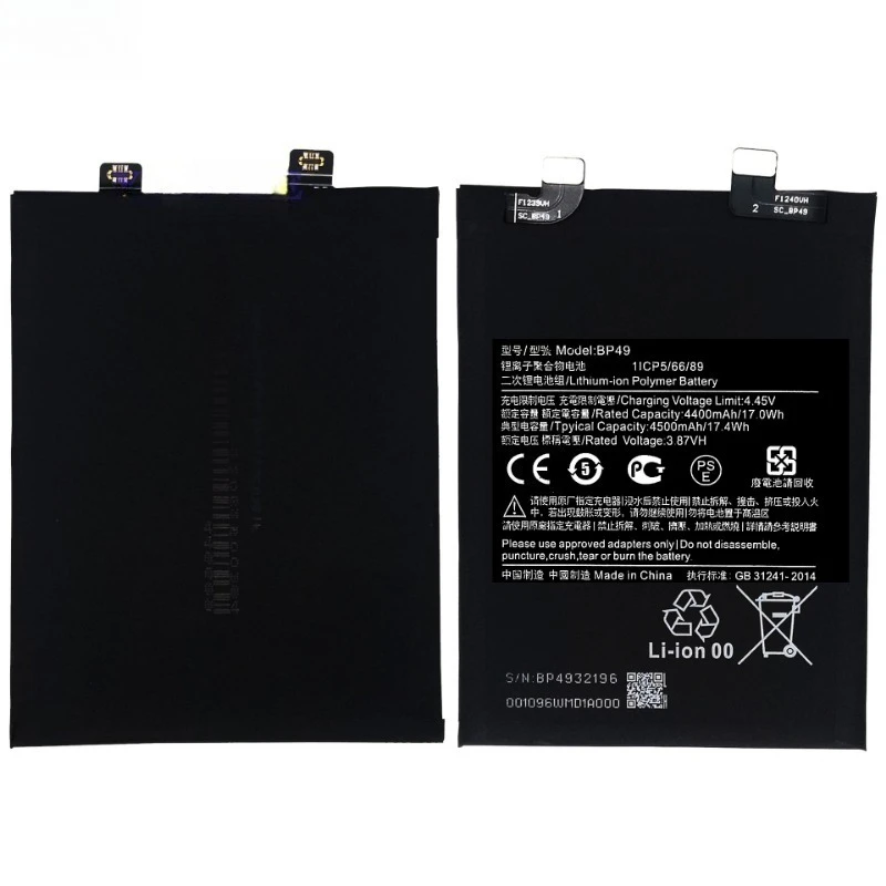 بطارية هاتف عالية الجودة BP49 3.87 فولت 4500 مللي أمبير في الساعة لهاتف Xiaomi Poco F4 5G Redmi K40S بطارية بديلة جديدة تمامًا #2