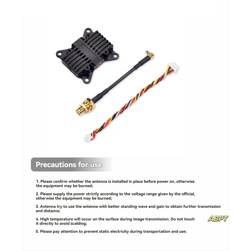 5.8G 1.6W 800Mw VTX VT5804-BAT FPV فيديو جهاز إرسال سمعي 48CH لطائرة FPV طويلة المدى بدون طيار RC