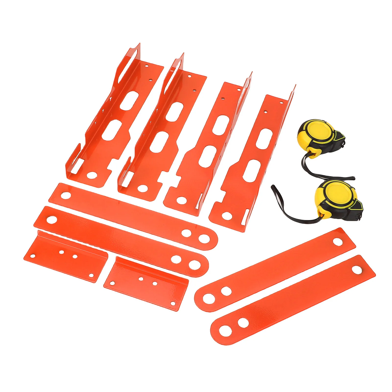 Wieluitlijningsgereedschap Teenuitlijningsplaten Gebruiksvriendelijk Robuust ophanggatontwerp met 2 meetlinten voor voertuigonderhoud