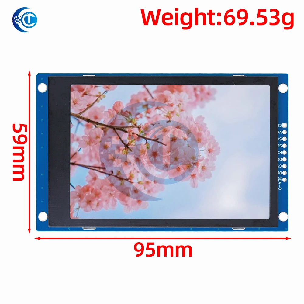 3.5 Inch 320x480 SPI TFT Serial Port Module 5V/3.3V PCB Adapter ST7796S/ST7796U LCD Display For Arduino