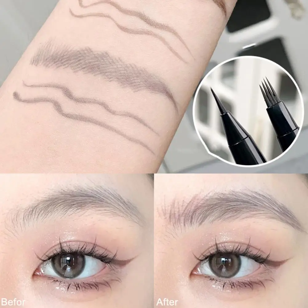 Brow Shaping Pencil Waterproof Eyebrow Pencil Easy Application for Natural Smooth Three-dimensional Brow Shapes Perfection Brow