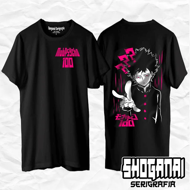 Shigeo Kageyama MOB - MOB Psycho 100 Unisex Anime T-Shirt 100% Cotton Manga Tee