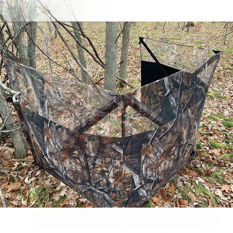 three-sided-single-person-camouflage-hunting-tent-outdoor-enclosure-forest-hidden-portable-quick-installation-ground-hunt-blinds
