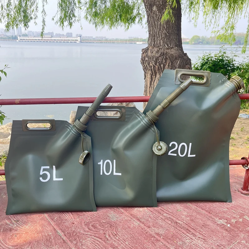 Soft Oil Bag All-Terrain Vehicle Outdoors Collapsible Oil Bladder Off-Road Motorcycle Portable 5L 10L 20L 30L cross 2.64GAL