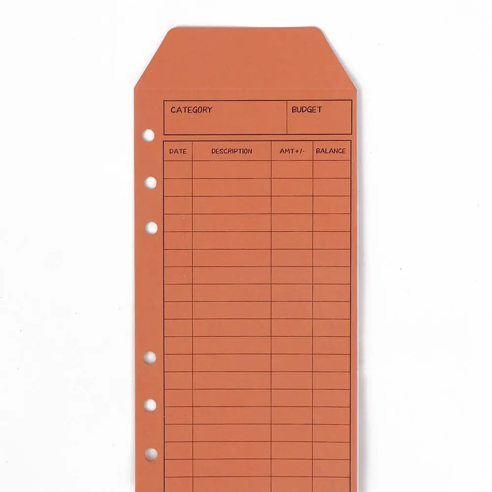 Money Saving Budget Envelopes Loose leaf Budget Organizer Cardstock Cash Envelope Kawaii Planner Accessories