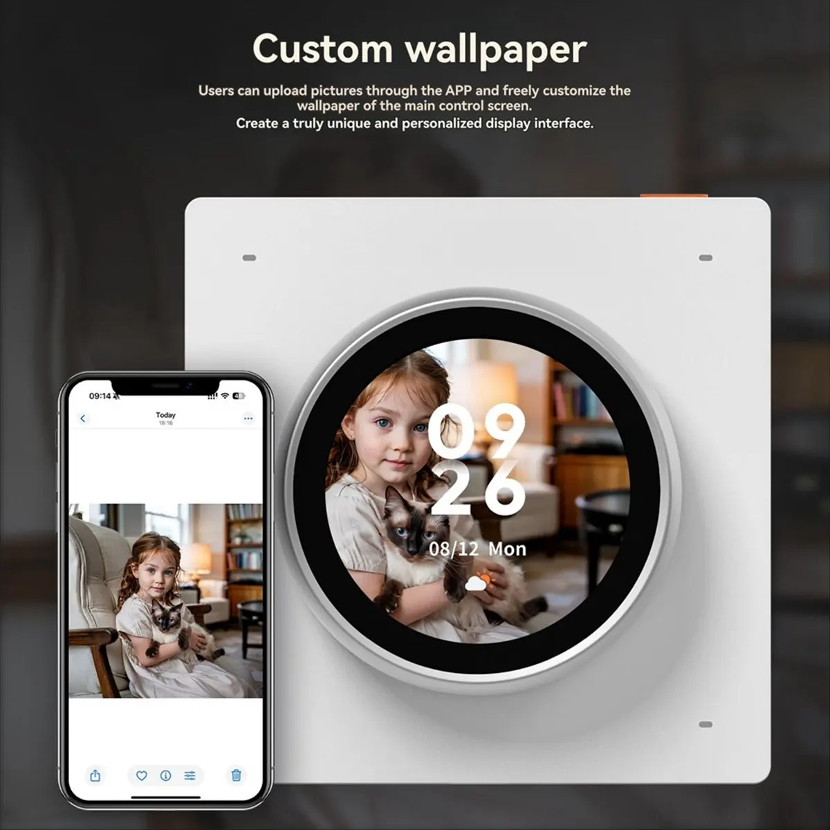 HU√◆ND Tuya WiFi Smart Knob Central Control Screen Touch Rotate 3 Relays 4 Buttons Programmable Scene Switch RTOS New System