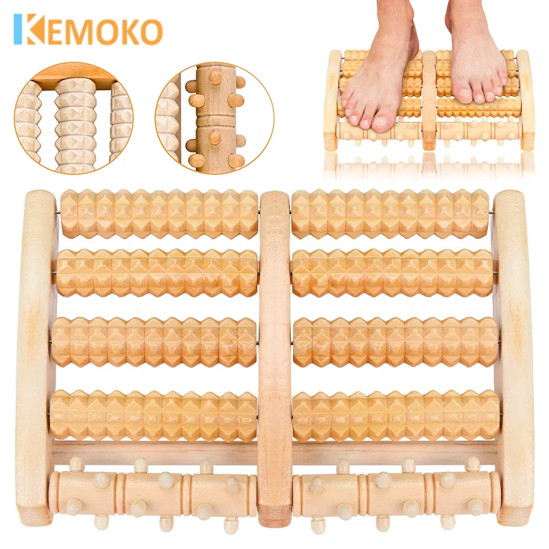 

Wooden Foot Roller Foot Massager Roller Acupressure Foots for Relieving Plantar Fasciitis Foot Arch Pain Myofascial Health Care