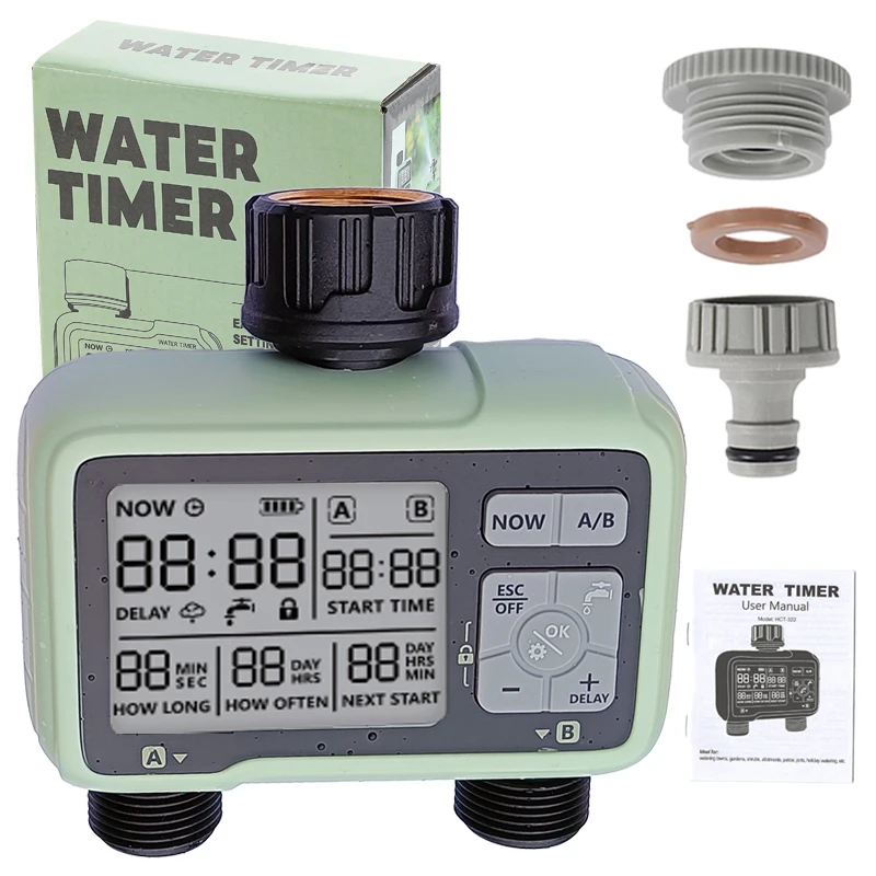 Watering Timer Waterproof Garden Irrigation Controller Automatic Garden Watering System Irrigation Timer