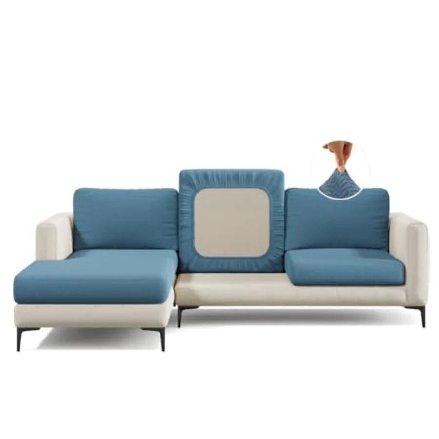 Magic Sofa Cover - Classic Jacquard Chaise Couch Cover - Pet Proof, Easy Install, Stretchy Slipcover - Medium