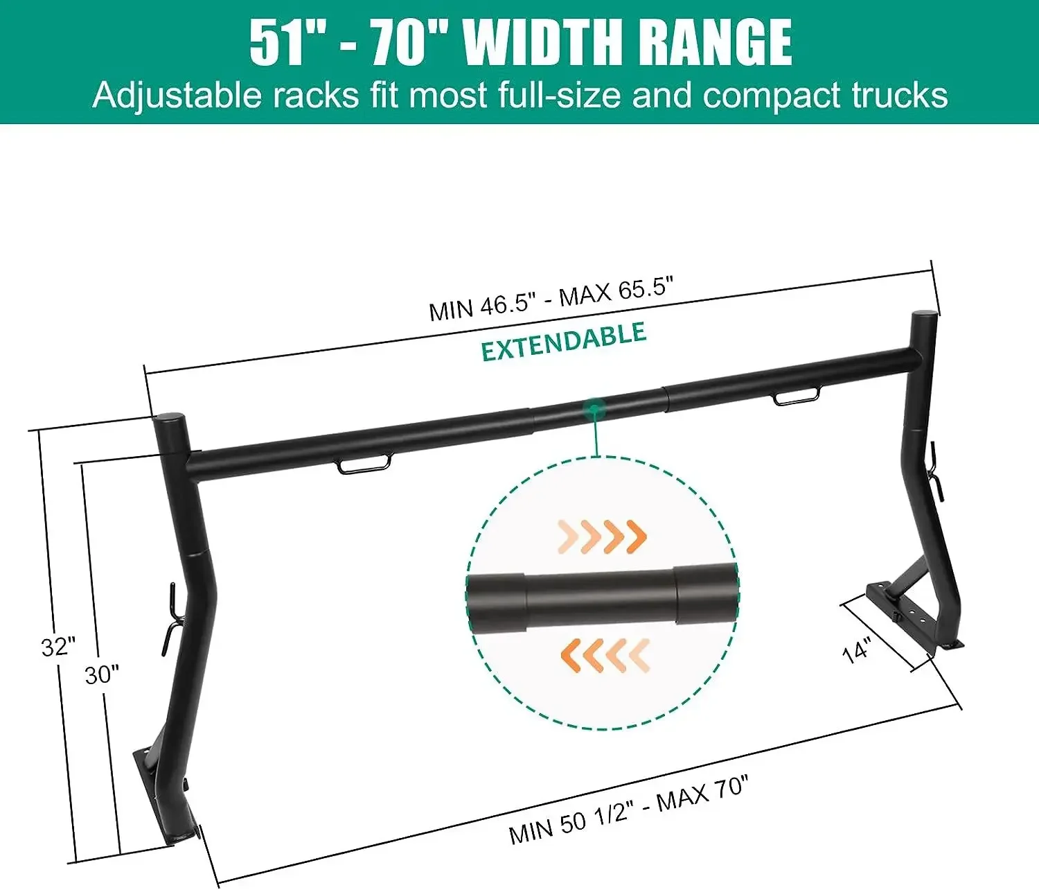 No punching load-bearing pickup rack