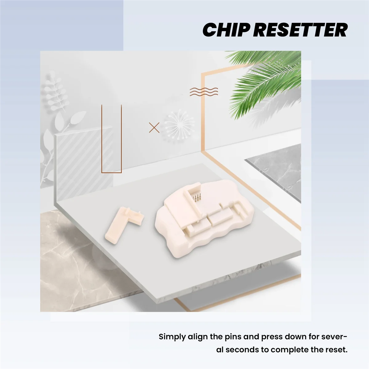 Chip Resetter for Epson 7-Pin& Many 9-Pin Ink Cartridge Decoder Reset Chip for EPSON R210 R230 R310 R350 RX510 K