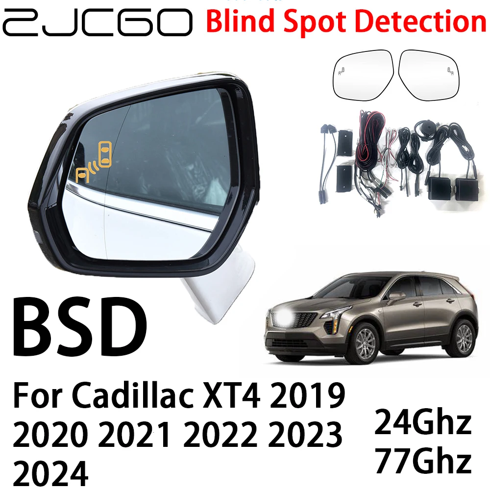 ZJCGO Car BSD Radar Warning System Blind Spot Detection Safety Driving Alert for Cadillac XT4 2019 2020 2021 2022 2023 2024